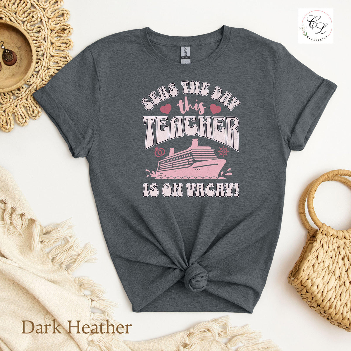 Seas The Day This Teacher Is On Vacay | Teacher Shirt