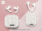 Hand-Drawn Leaf Vine AirPod Case | Airpods 4 Case Bow Airpod Pro Case Pressed flower art Airpod 4 Case Airpods Pro Case Airpod Pro 2 Case Floral Airpods Cases