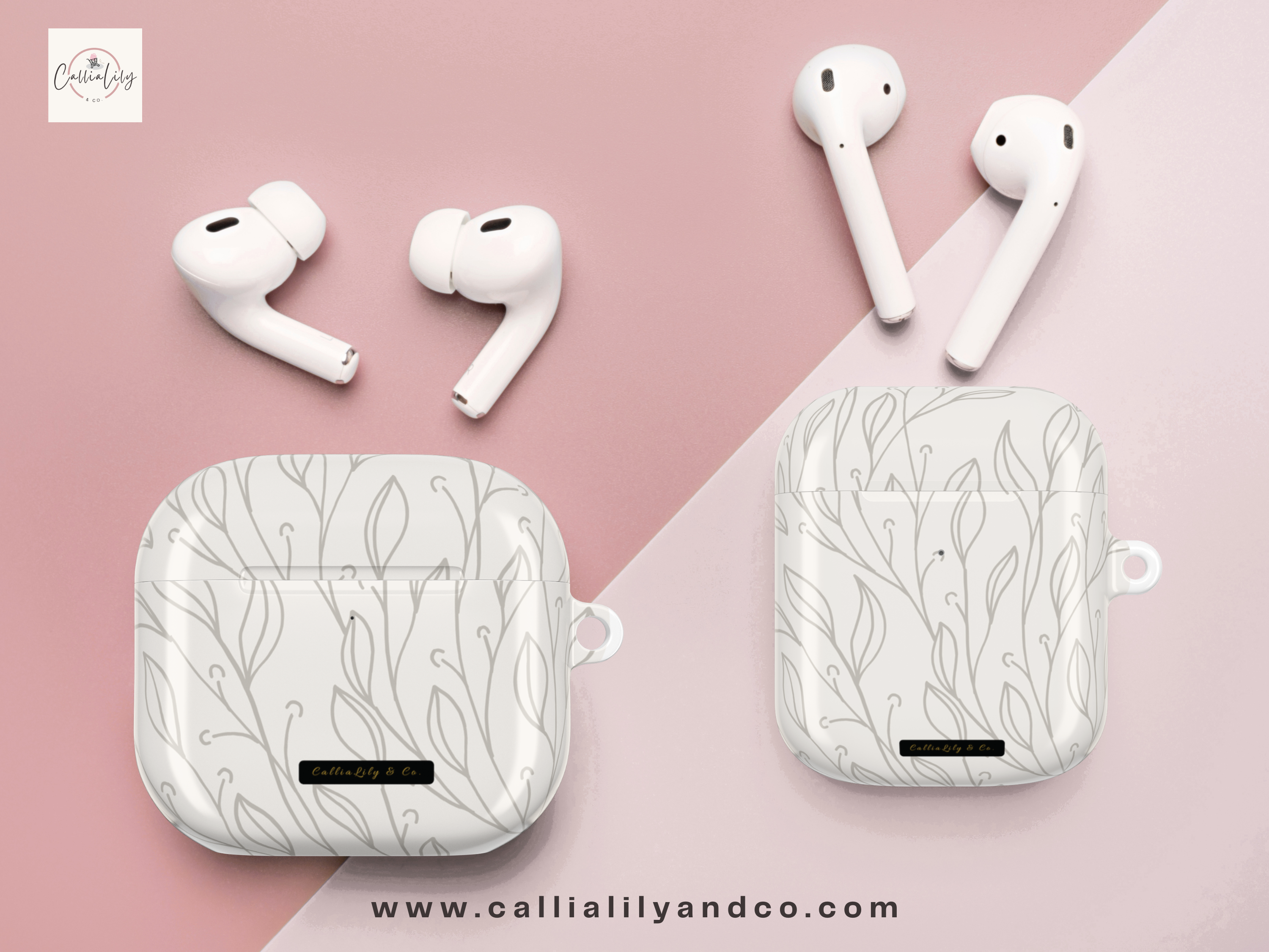 Hand-Drawn Leaf Vine AirPod Case | Airpods 4 Case Bow Airpod Pro Case Pressed flower art Airpod 4 Case Airpods Pro Case Airpod Pro 2 Case Floral Airpods Cases