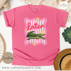 Later Alligator Graphic Tee | Coquette Oversized Shirt | Cute Preppy T-Shirt | Trendy Aesthetic Tee | Casual Streetwear Top for Women