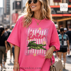 Later Alligator Graphic Tee | Coquette Oversized Shirt | Cute Preppy T-Shirt | Trendy Aesthetic Tee | Casual Streetwear Top for Women