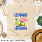 Life Gave Me Some Lemons, but my Jesus He'd be Makin Lemonade | Christian Graphic Tee |  Faith Over Fear Shirt | Summer Christian Shirt