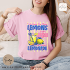 Life Gave Me Some Lemons, but my Jesus He'd be Makin Lemonade | Christian Graphic Tee |  Faith Over Fear Shirt | Summer Christian Shirt