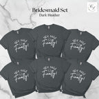 Bridal Party T-Shirts | "I Said Yes" Bride, "We Said Finally" Bridesmaid Tops