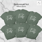 Bridal Party T-Shirts | "I Said Yes" Bride, "We Said Finally" Bridesmaid Tops