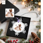 Personalized Pewter Snowflake Ornament | Custom Christmas Keepsake & Holiday Gift