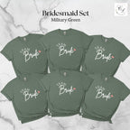 The Bride Script Heart T-Shirt | Bridal Shower Shirt