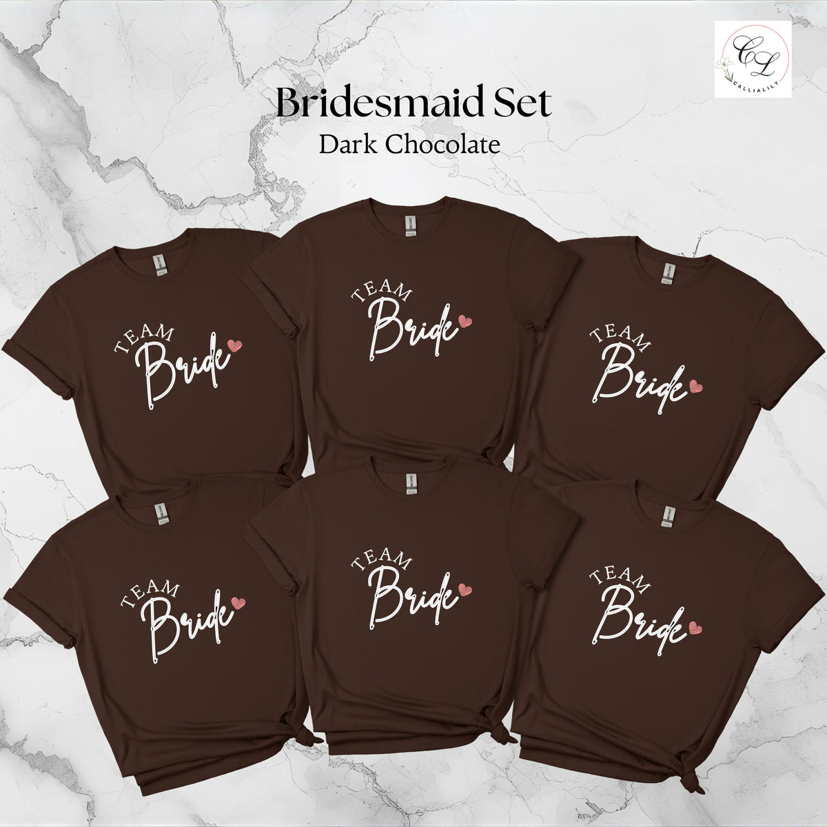 The Bride Script Heart T-Shirt | Bridal Shower Shirt