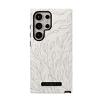 Hand-Drawn Leaf Vine Phone Case | Tough Phone Case