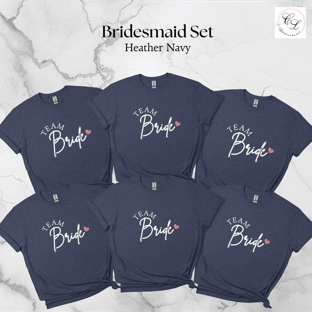 The Bride Script Heart T-Shirt | Bridal Shower Shirt