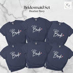 The Bride Script Heart T-Shirt | Bridal Shower Shirt