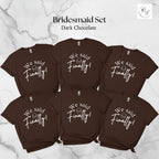 Bridal Party T-Shirts | "I Said Yes" Bride, "We Said Finally" Bridesmaid Tops