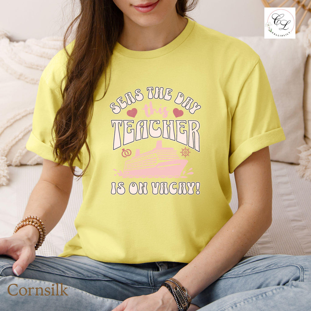 Seas The Day This Teacher Is On Vacay | Teacher Shirt