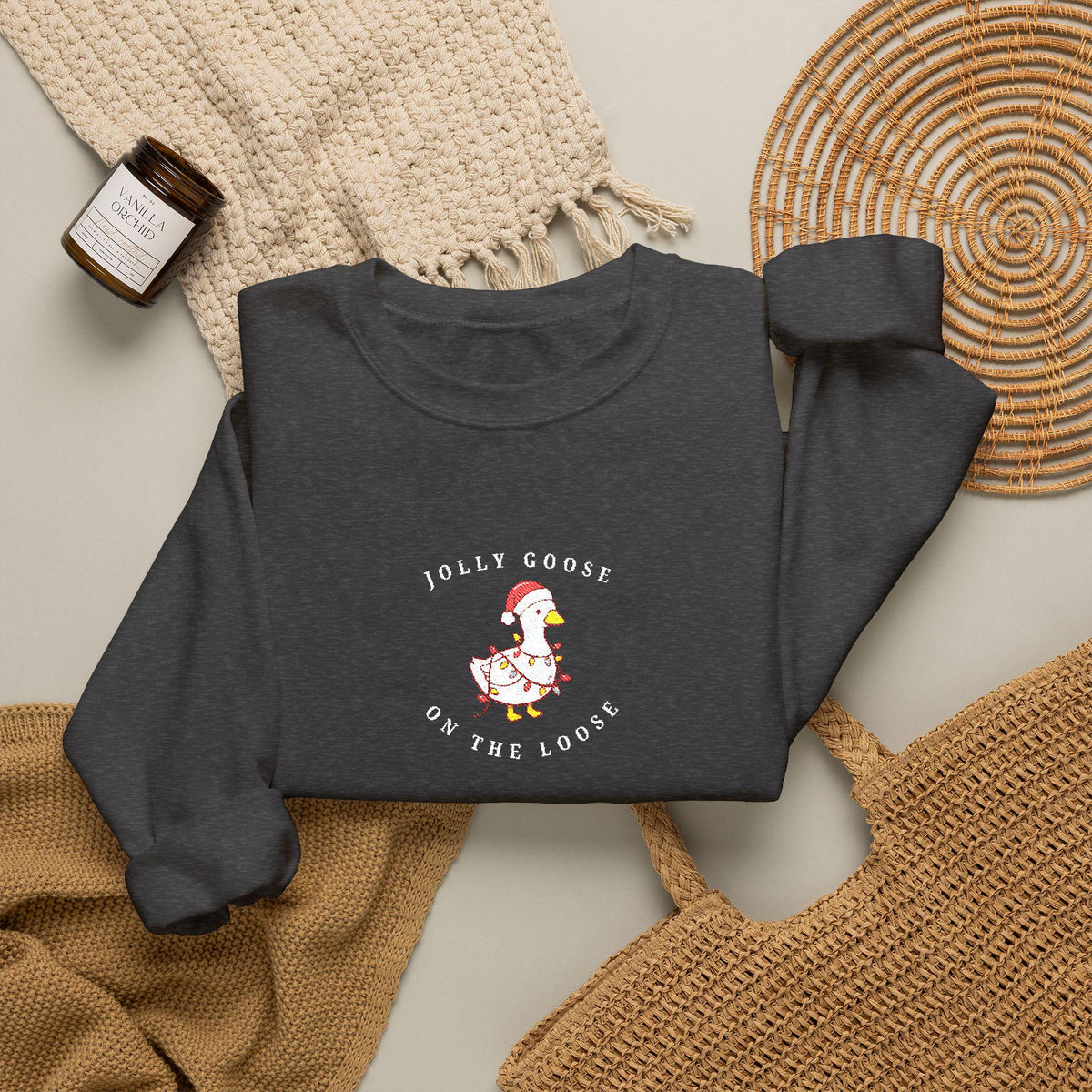 Jolly Goose on the Loose | Unisex Heavy Blend™ Crewneck Sweatshirt