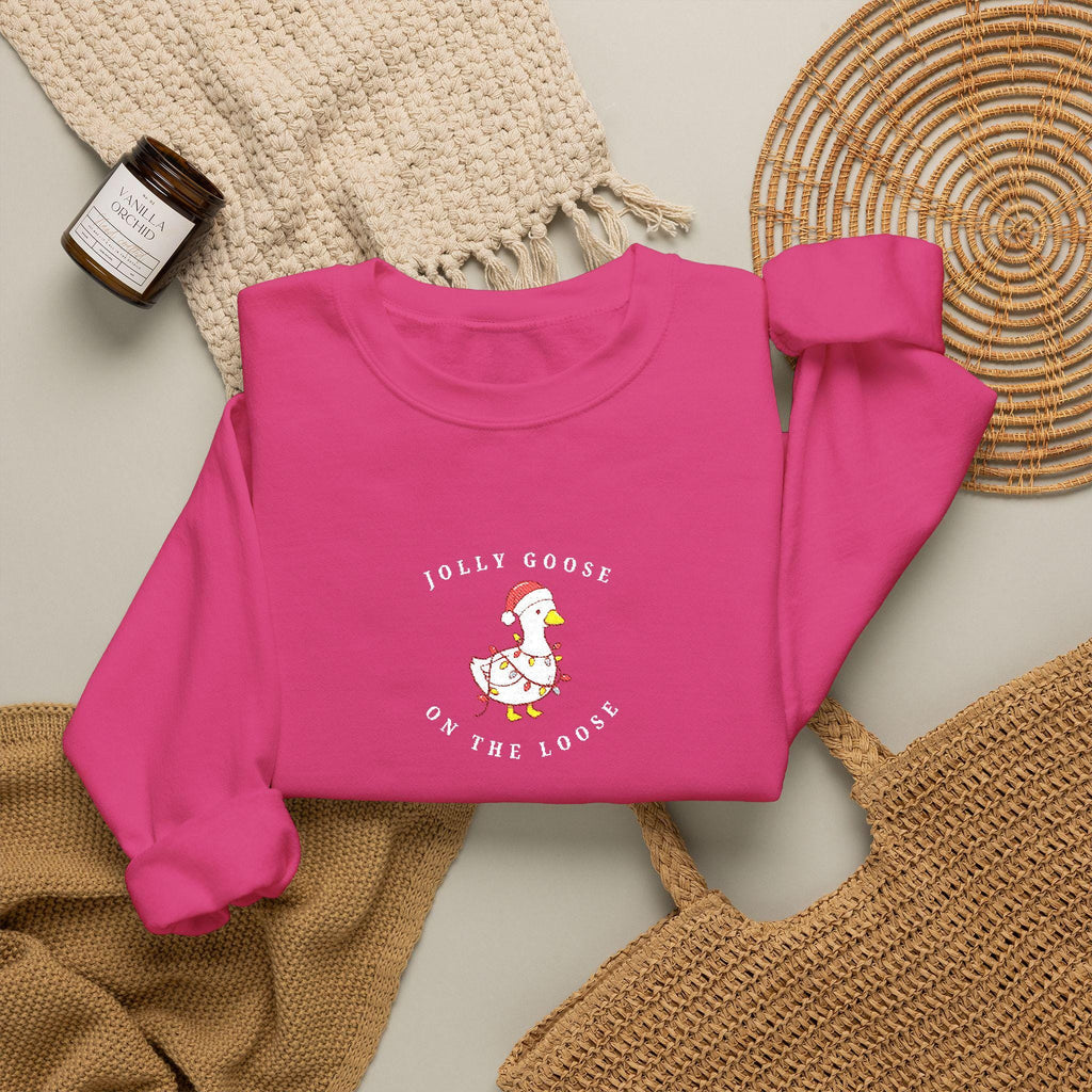 Jolly Goose on the Loose | Unisex Heavy Blend™ Crewneck Sweatshirt