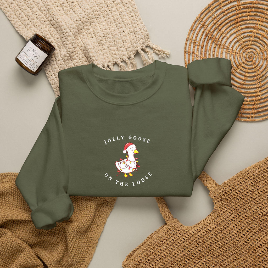 Jolly Goose on the Loose | Unisex Heavy Blend™ Crewneck Sweatshirt
