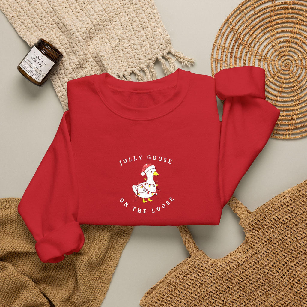 Jolly Goose on the Loose | Unisex Heavy Blend™ Crewneck Sweatshirt