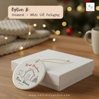 First Christmas in New Home Ornament | Double-Sided Ceramic Keepsake (2026)